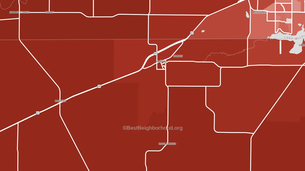 76366, TX block-group political-lean map