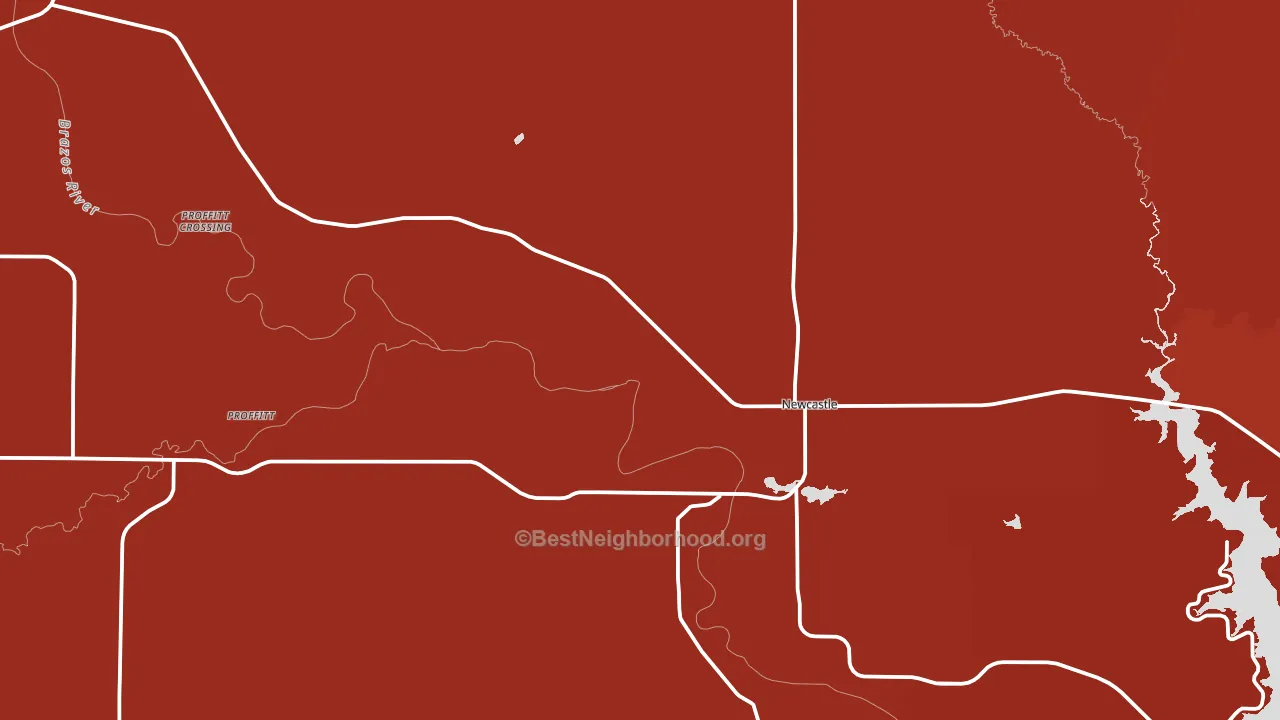 76372, TX block-group political-lean map