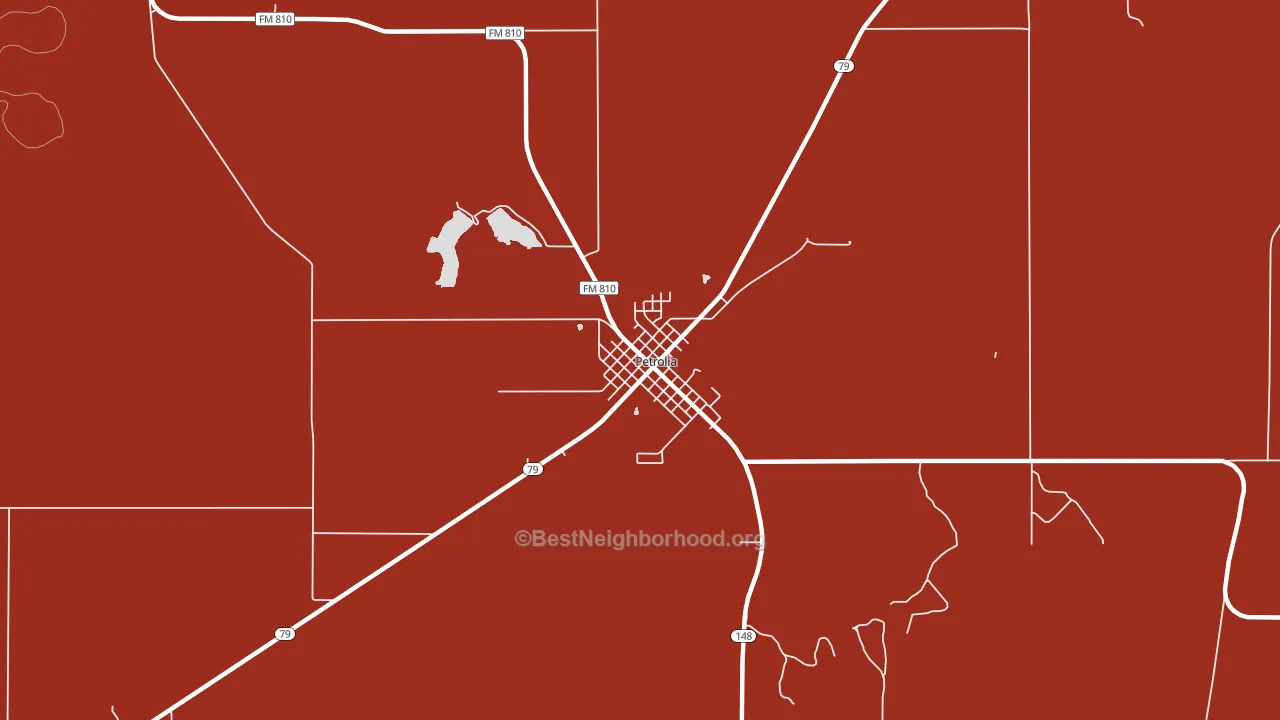 76377, TX block-group political-lean map