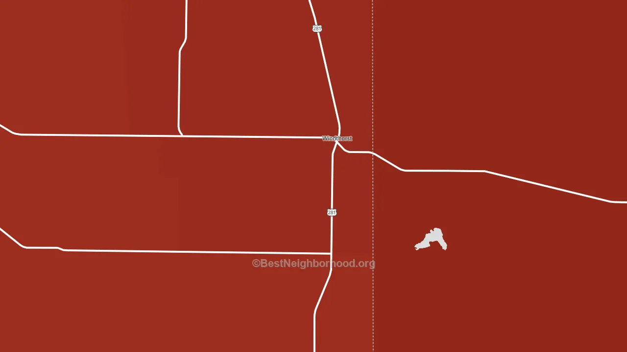 76389, TX block-group political-lean map