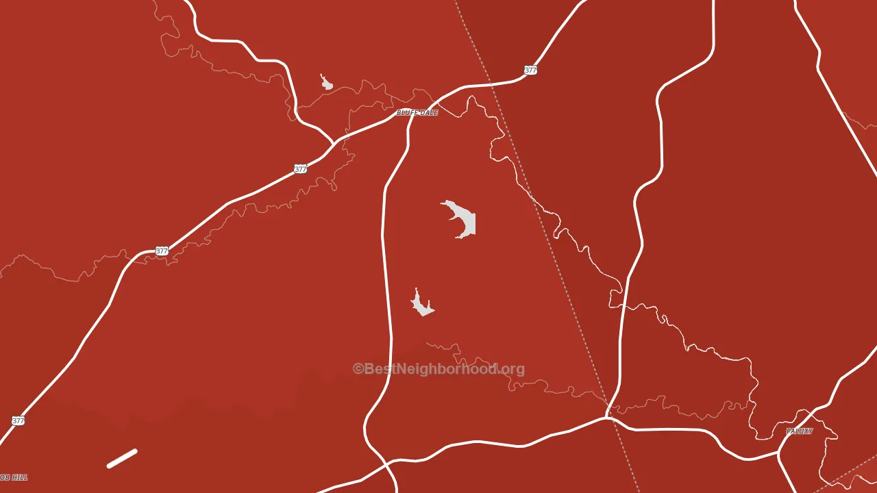 76433, TX block-group political-lean map