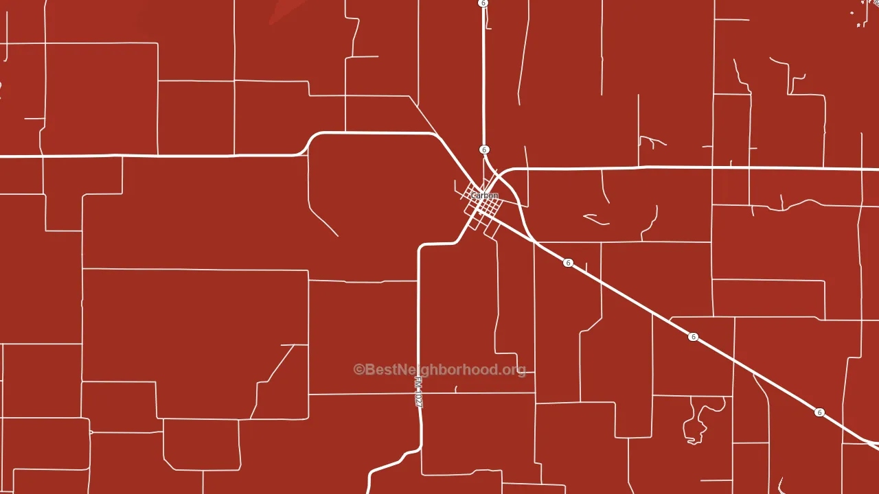 76435, TX block-group political-lean map