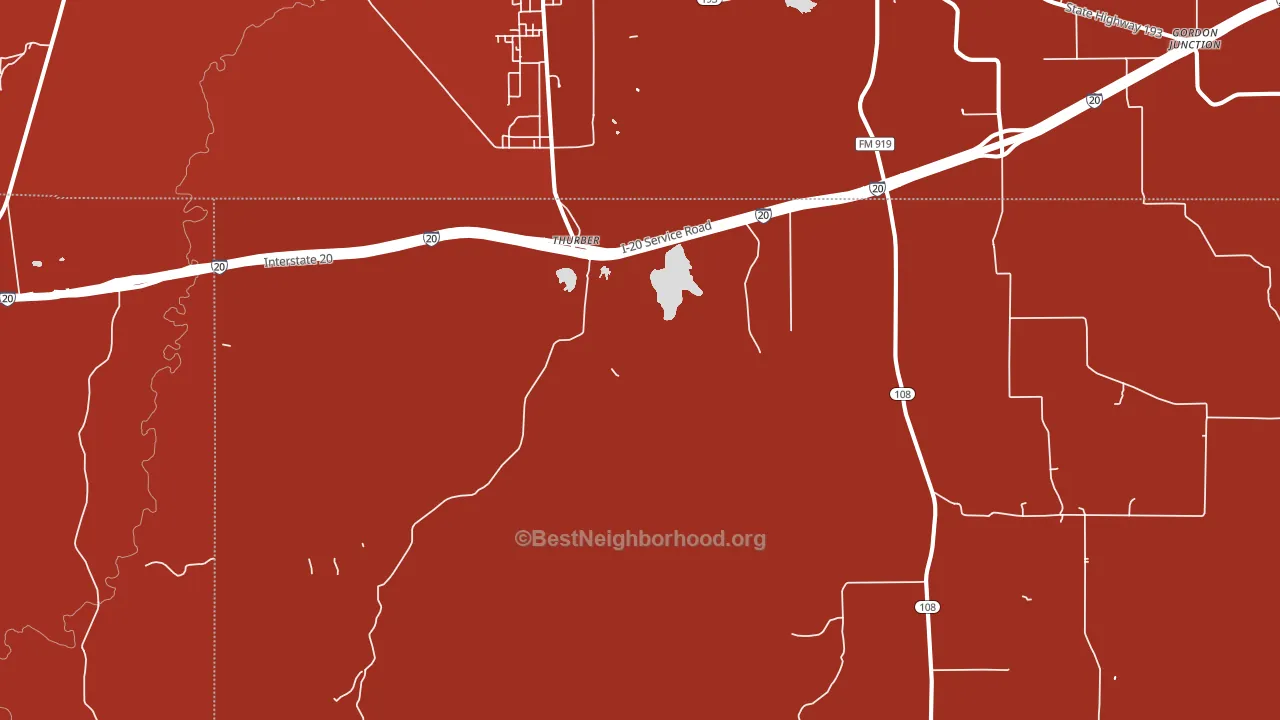 76463, TX block-group political-lean map