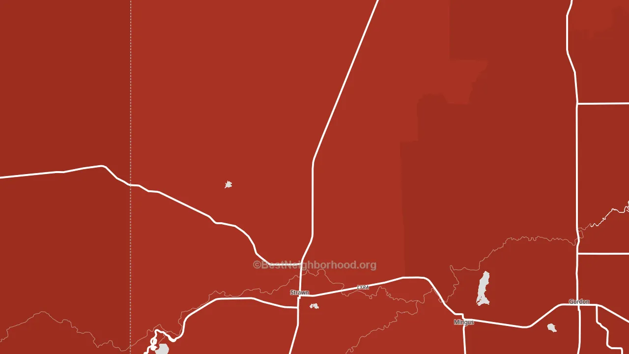 76475, TX block-group political-lean map
