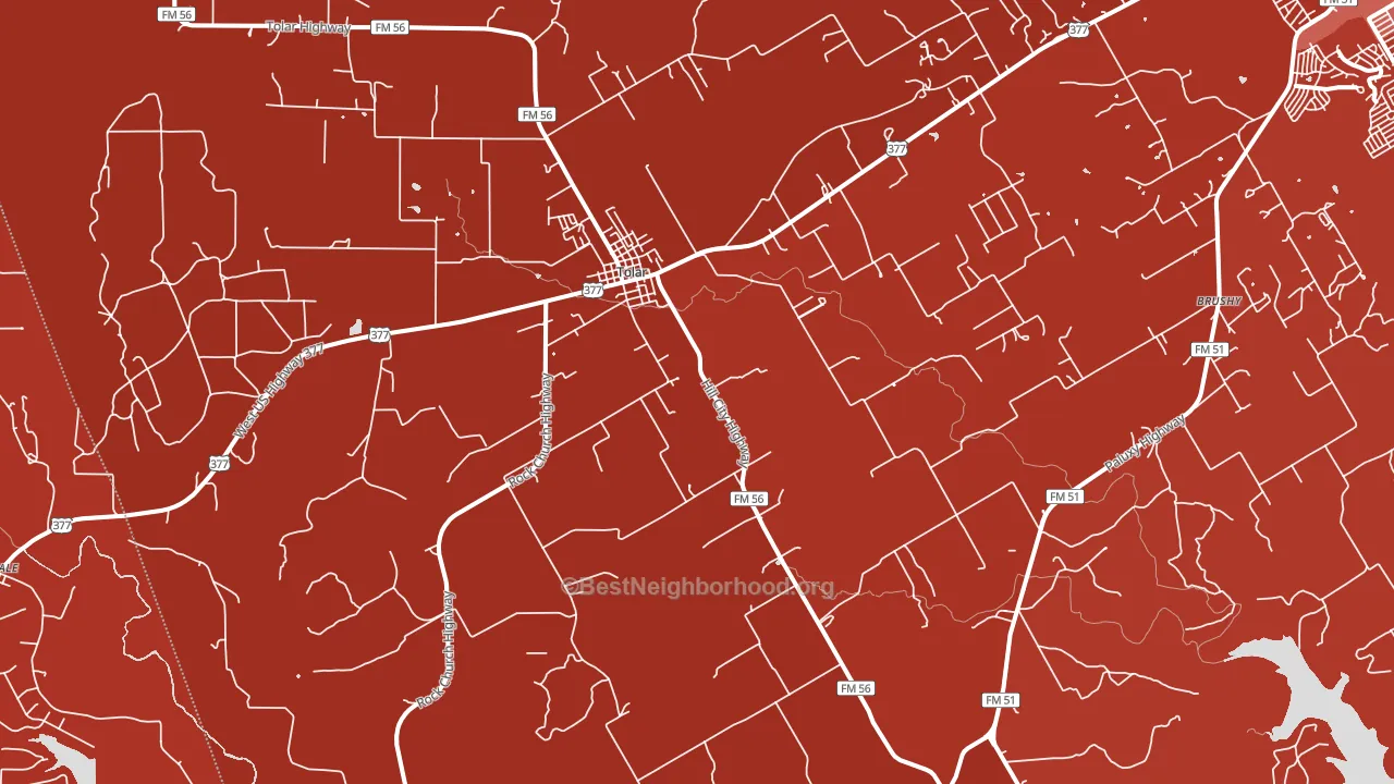 76476, TX block-group political-lean map