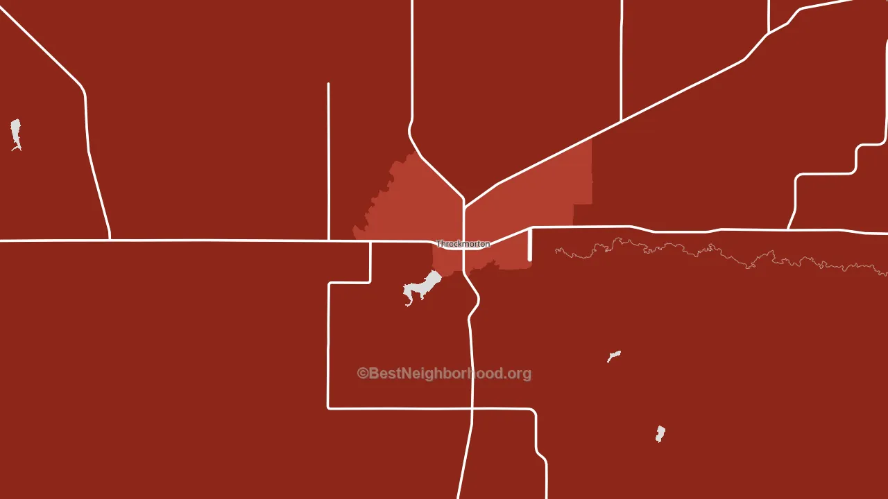 76483, TX block-group political-lean map