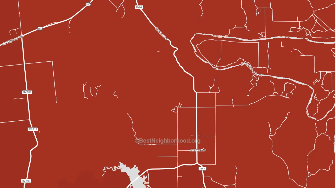 76484, TX block-group political-lean map