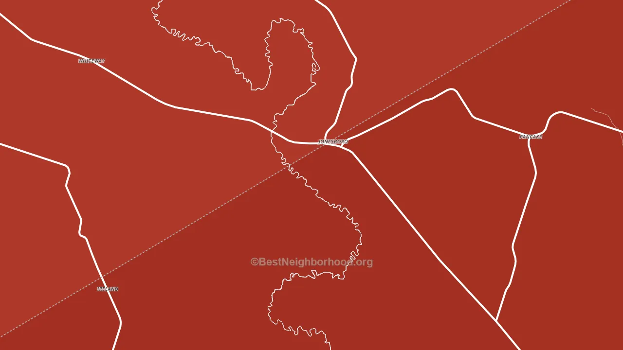 76538, TX block-group political-lean map