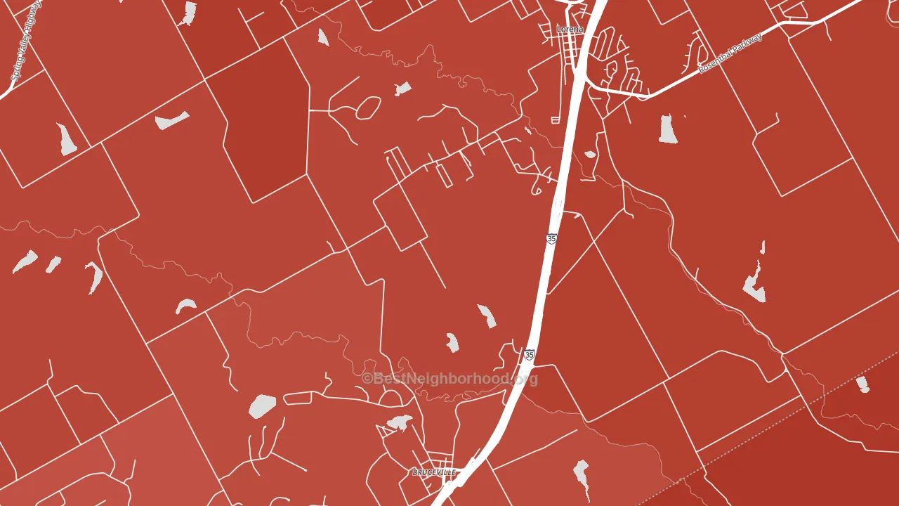 76630, TX block-group political-lean map