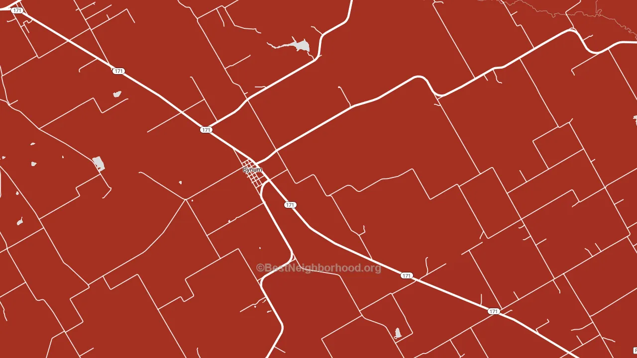 76631, TX block-group political-lean map