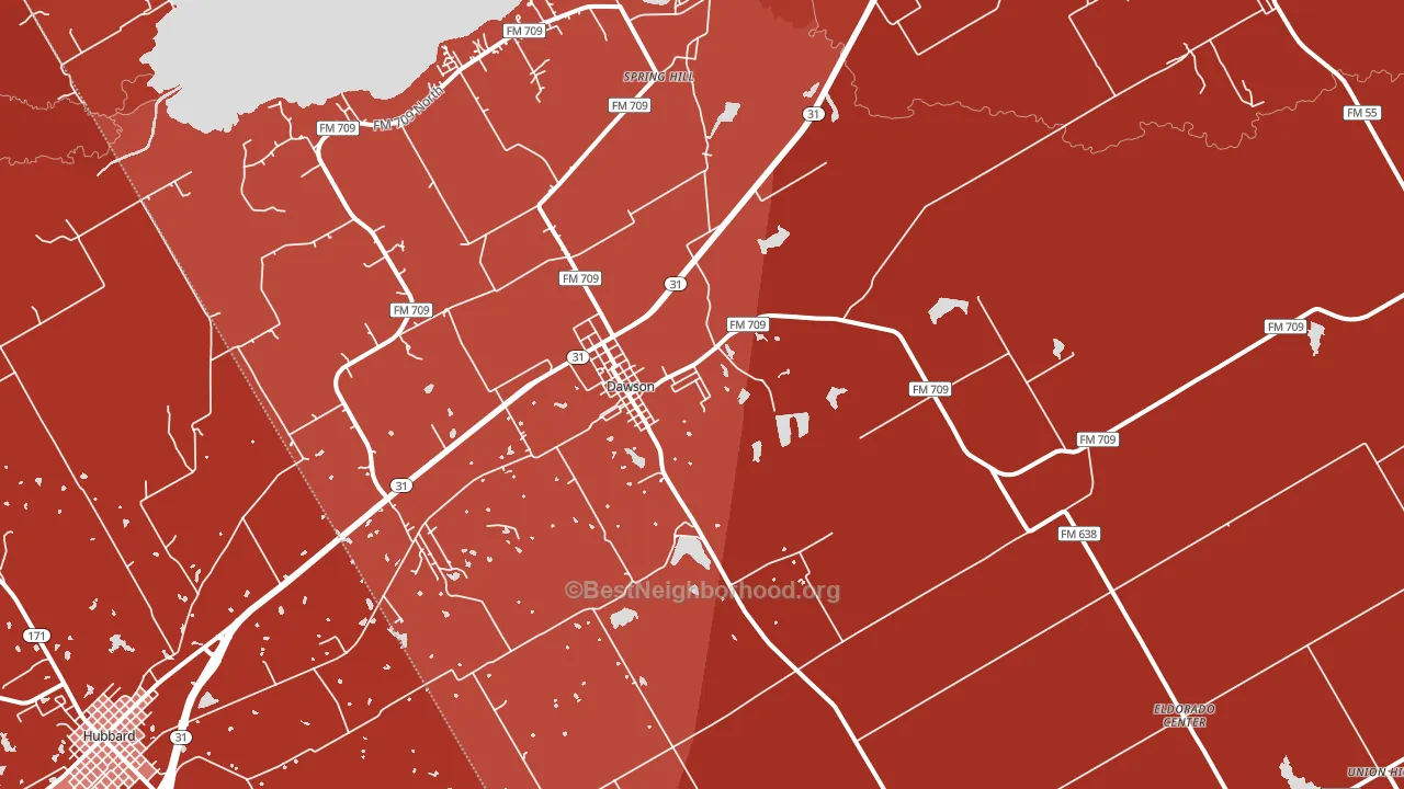 76639, TX block-group political-lean map