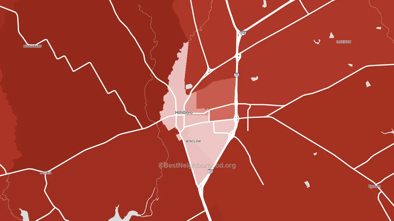 76645, TX block-group political-lean map
