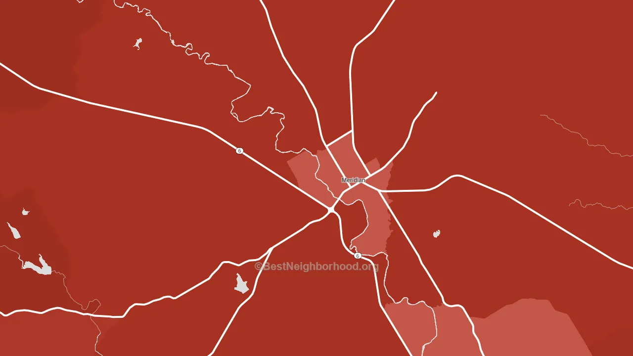 76665, TX block-group political-lean map