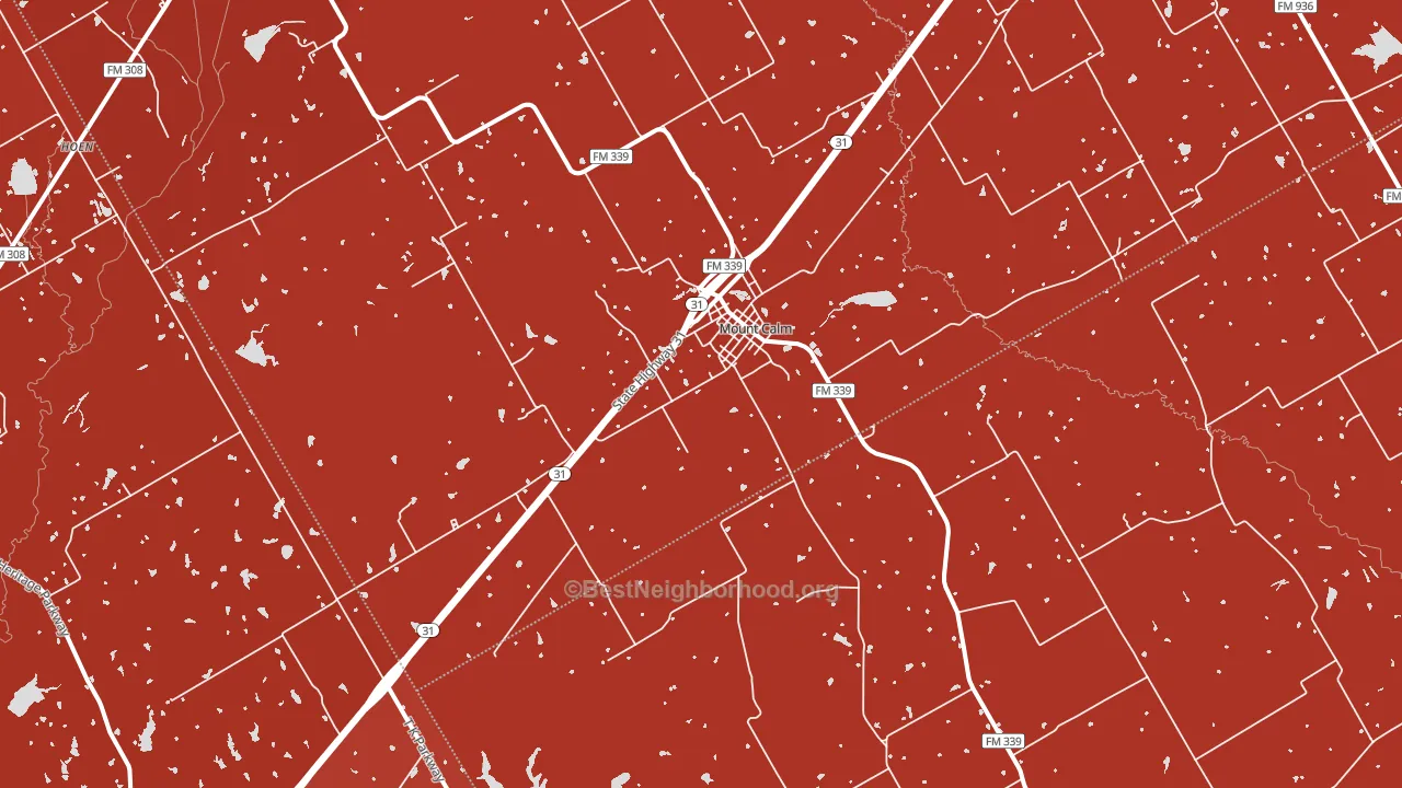 76673, TX block-group political-lean map