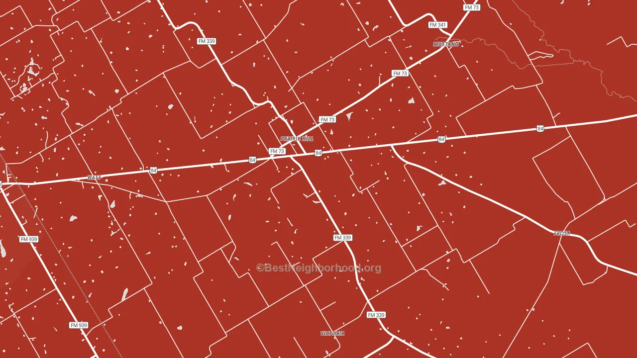 76678, TX block-group political-lean map