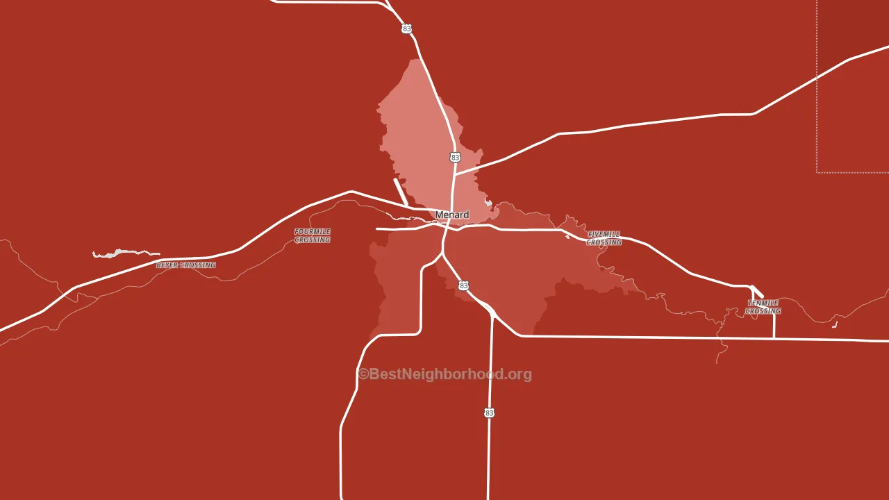 76859, TX block-group political-lean map