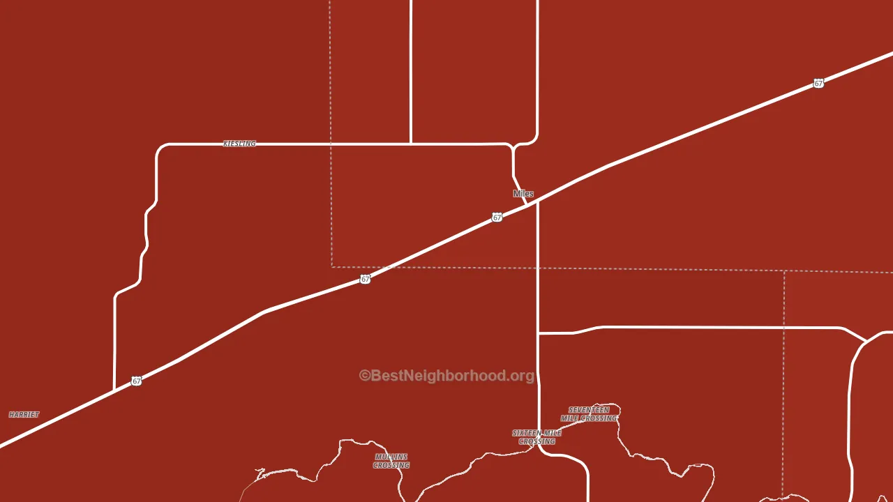 76861, TX block-group political-lean map