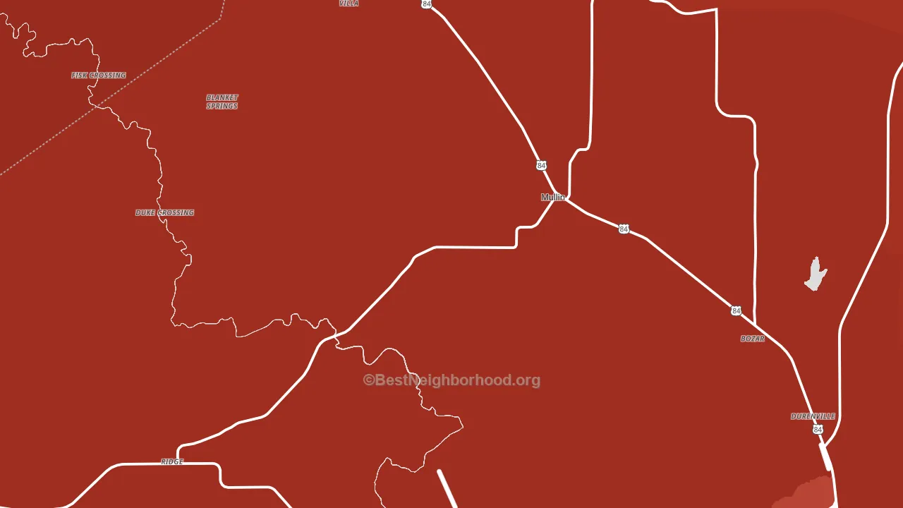 76864, TX block-group political-lean map