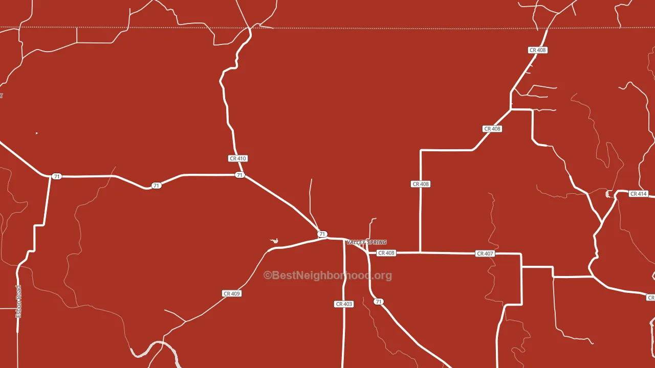 76885, TX block-group political-lean map