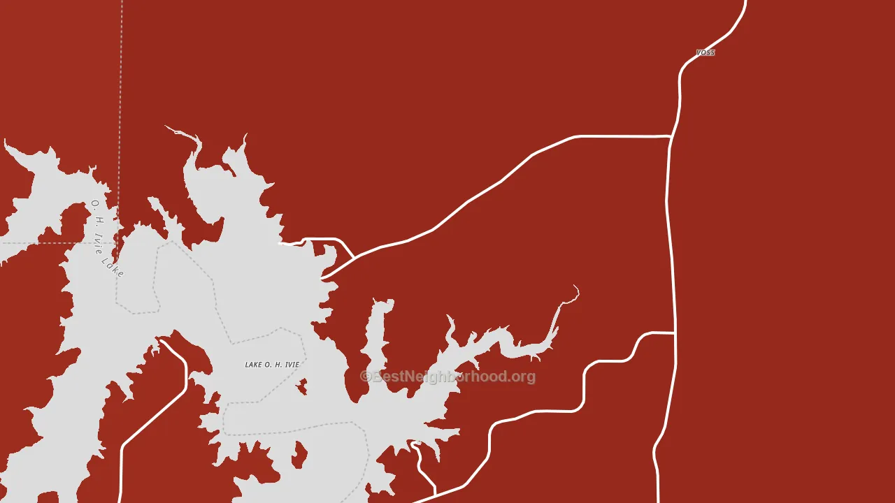 76888, TX block-group political-lean map