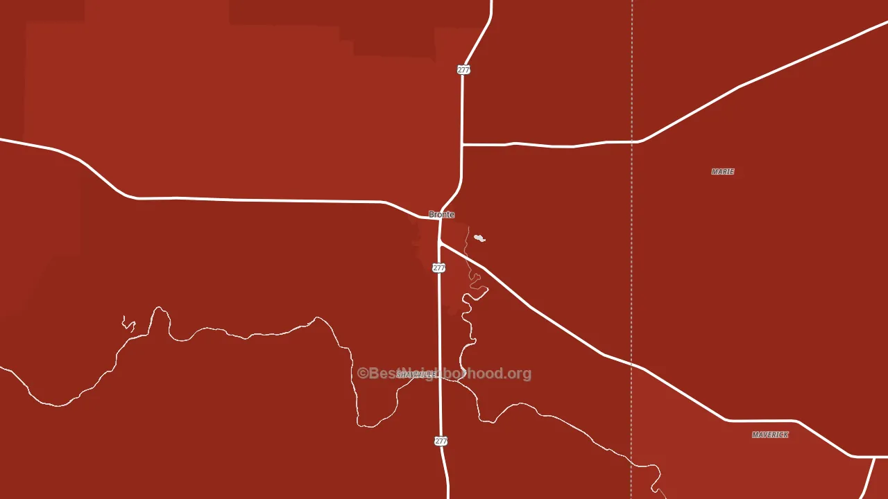 76933, TX block-group political-lean map
