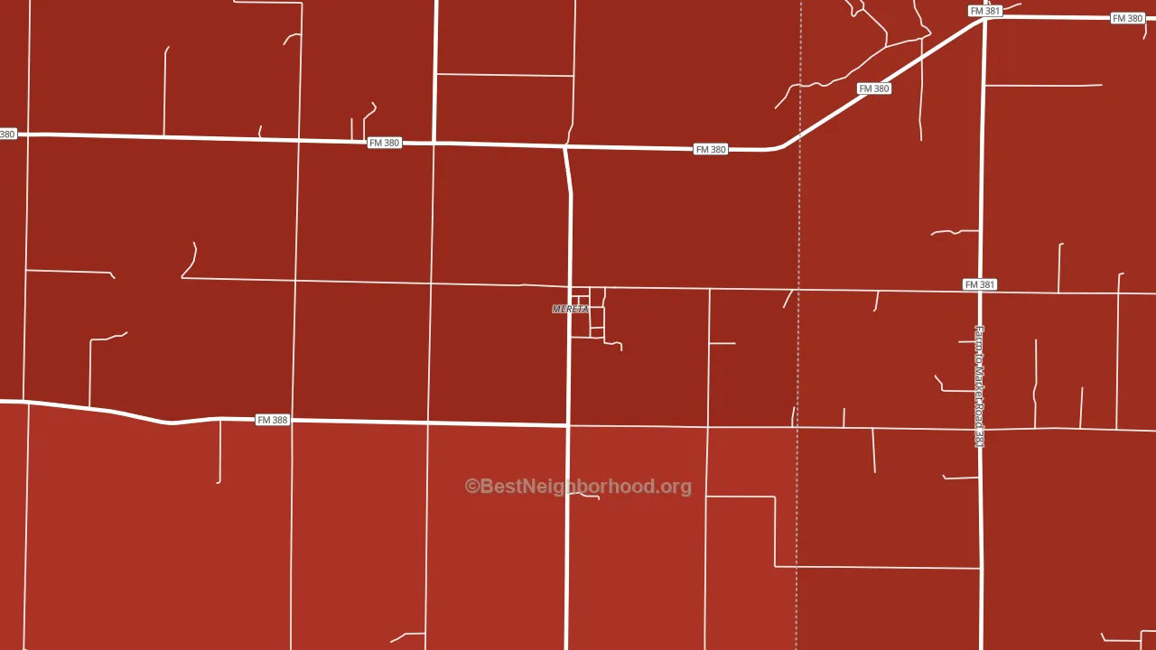 76940, TX block-group political-lean map