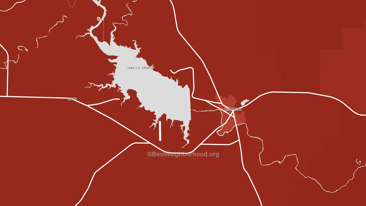 76945, TX block-group political-lean map