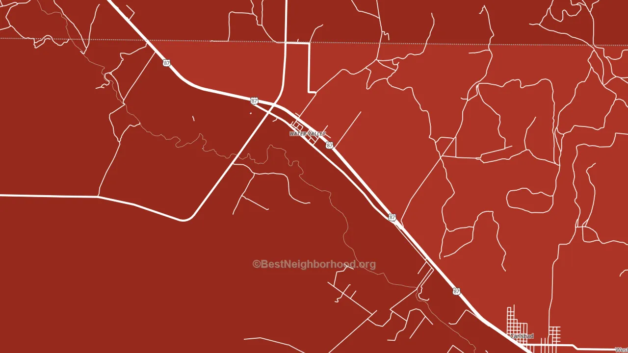 76958, TX block-group political-lean map
