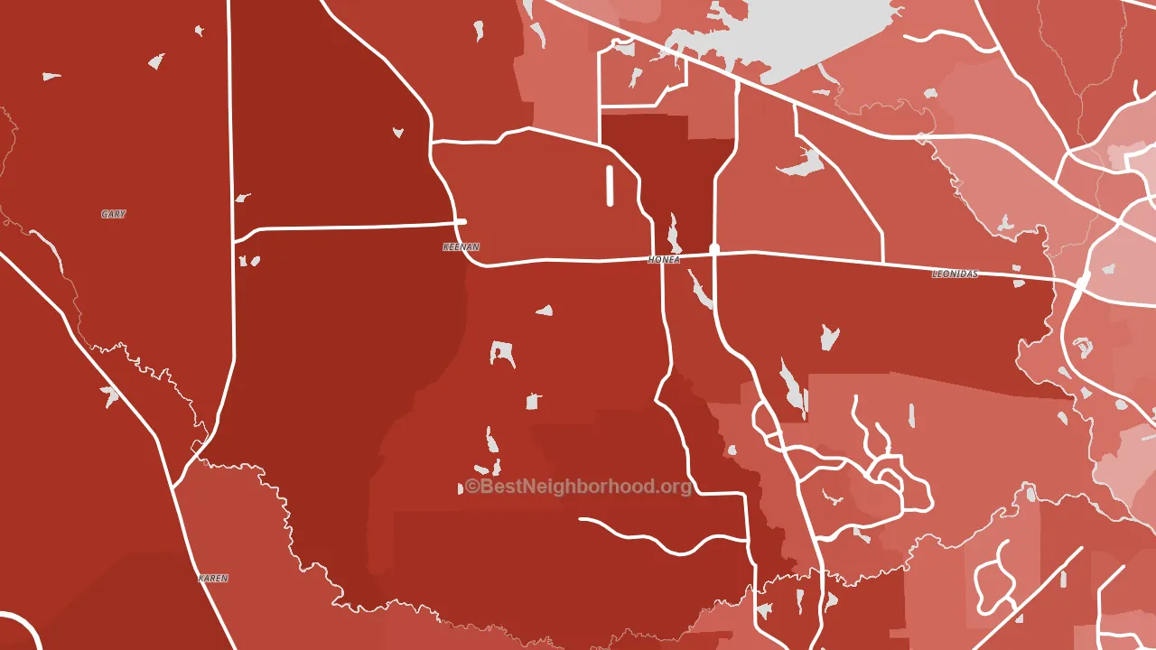 77316, TX block-group political-lean map