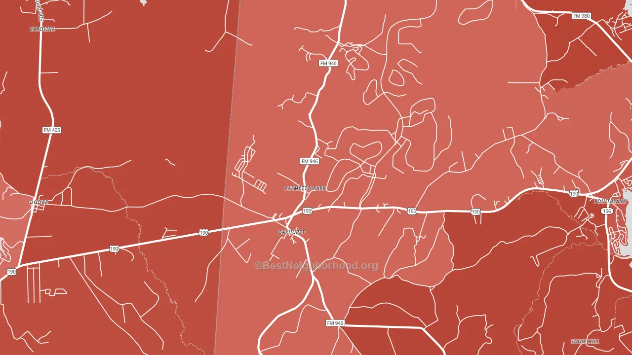 77359, TX block-group political-lean map