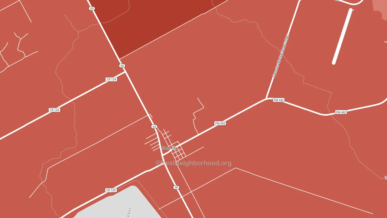 77453, TX block-group political-lean map