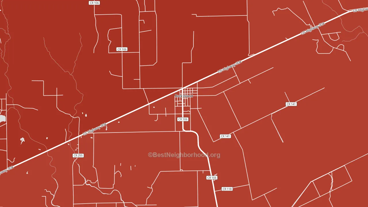 77470, TX block-group political-lean map
