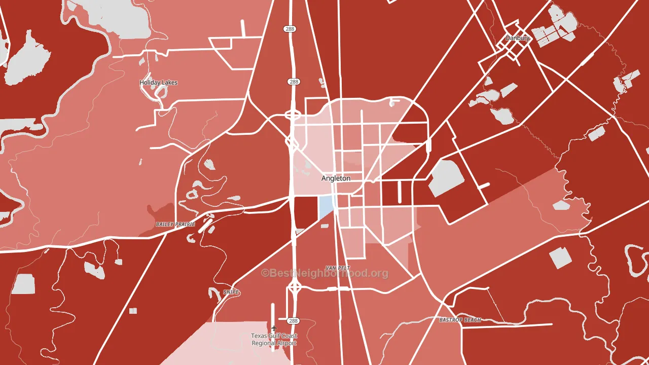 77515, TX block-group political-lean map