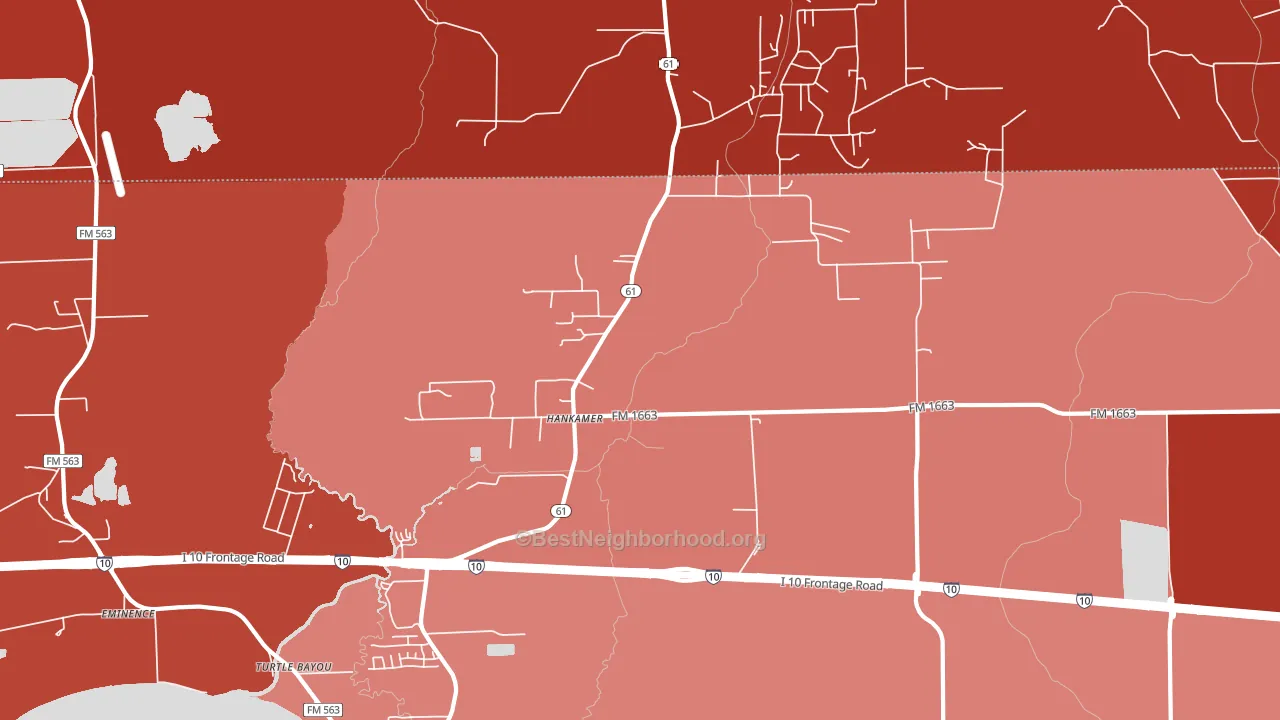 77560, TX block-group political-lean map