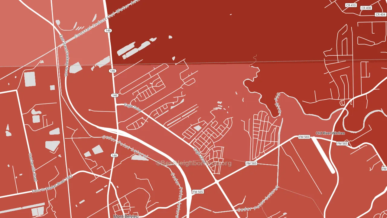 77580, TX block-group political-lean map