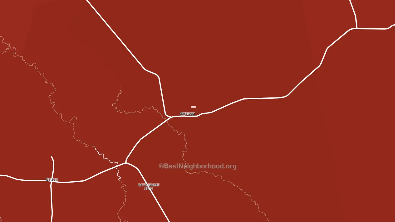 77585, TX block-group political-lean map