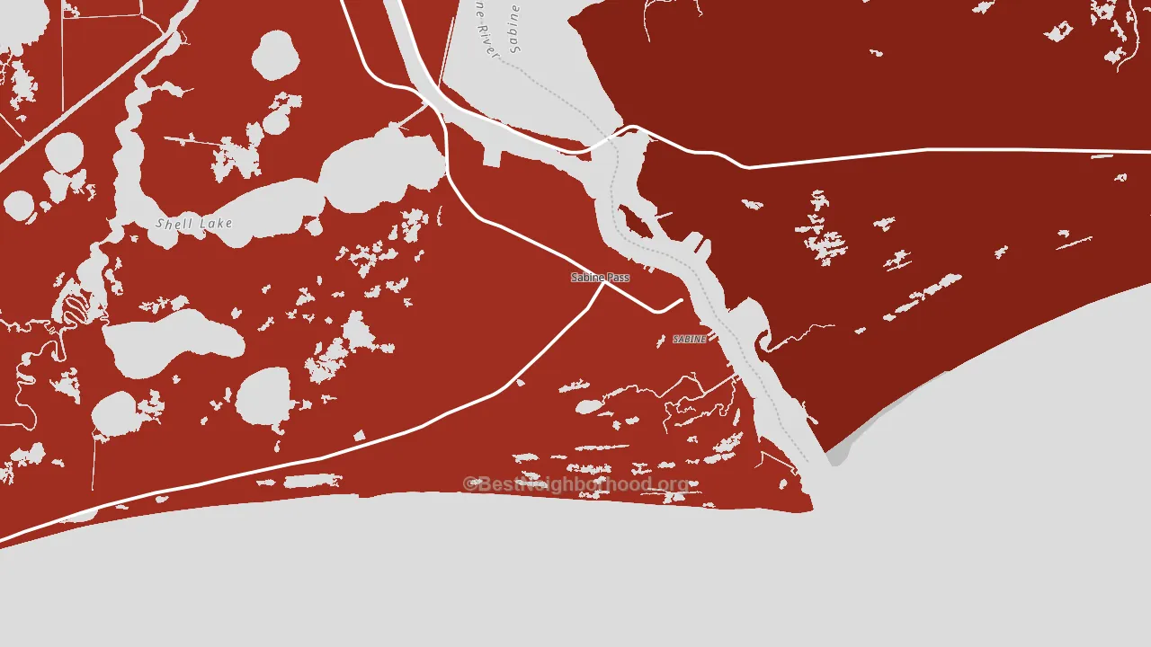 77655, TX block-group political-lean map