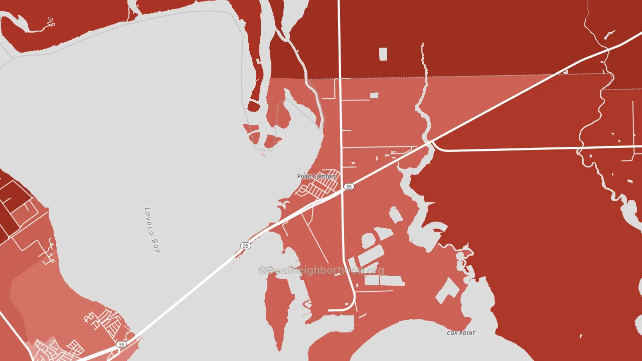 77978, TX block-group political-lean map
