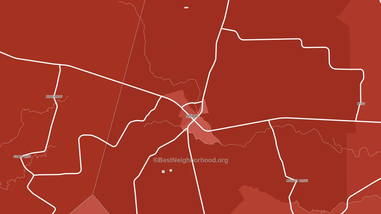 77984, TX block-group political-lean map
