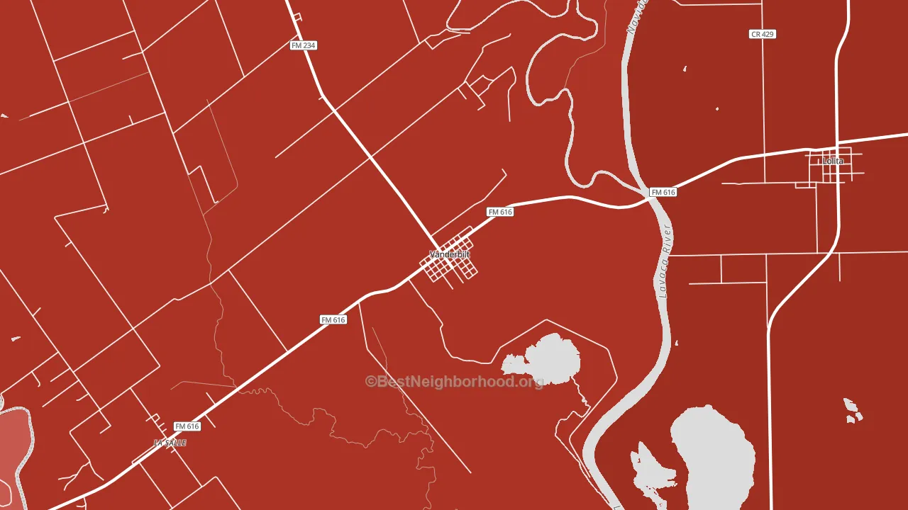77991, TX block-group political-lean map