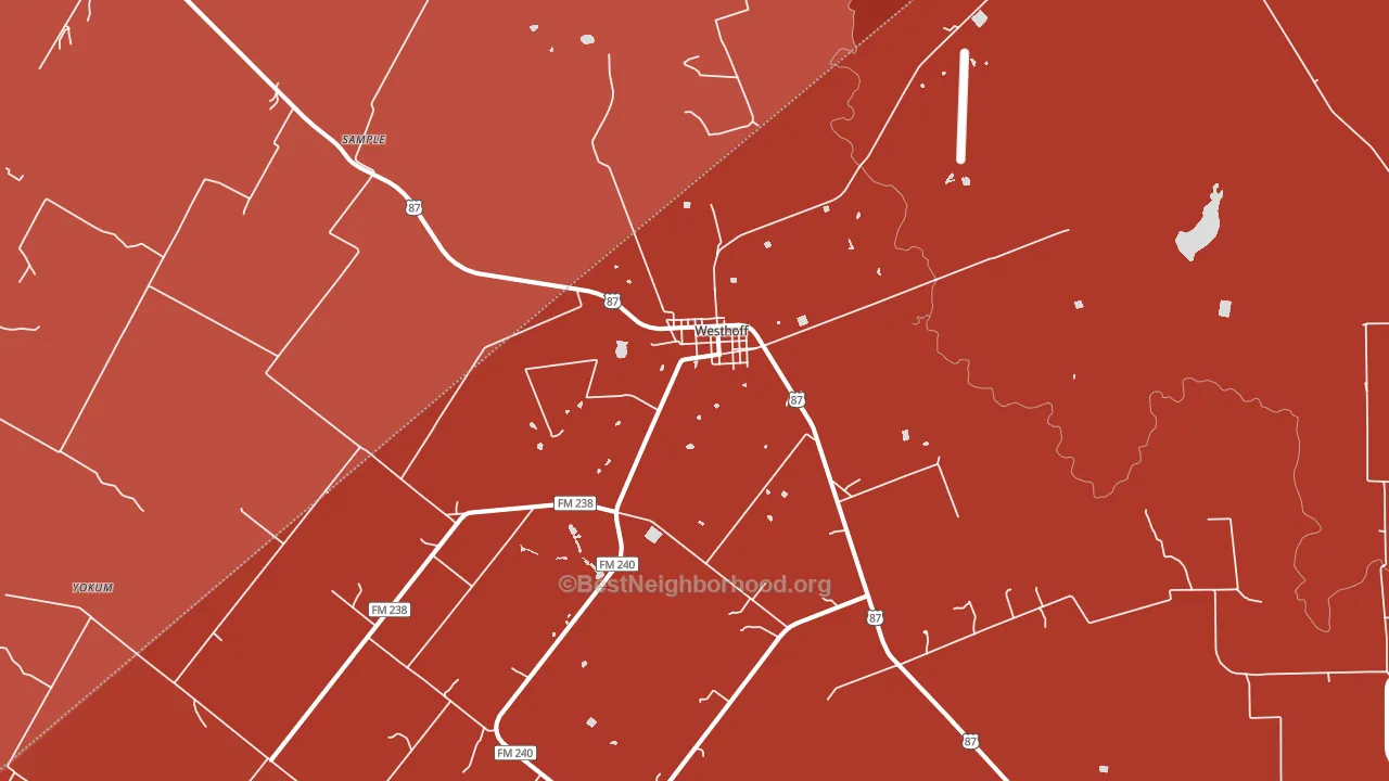 77994, TX block-group political-lean map