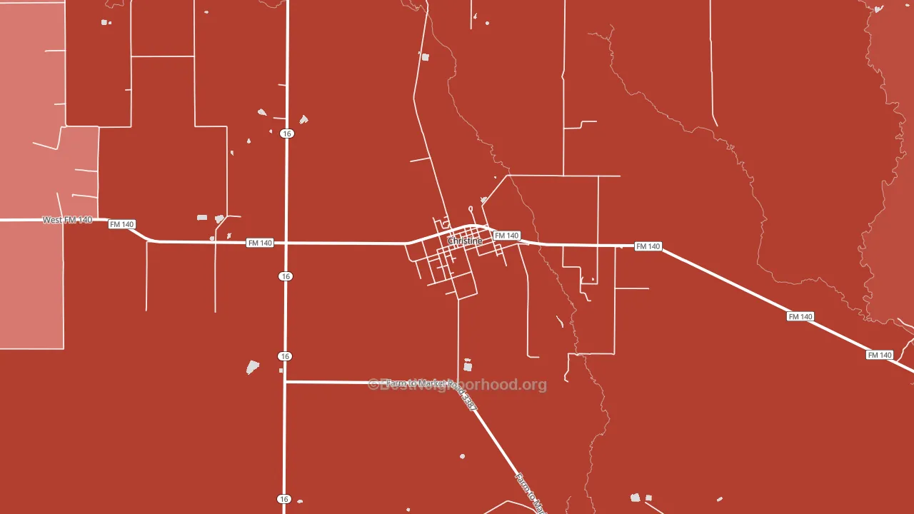 78012, TX block-group political-lean map