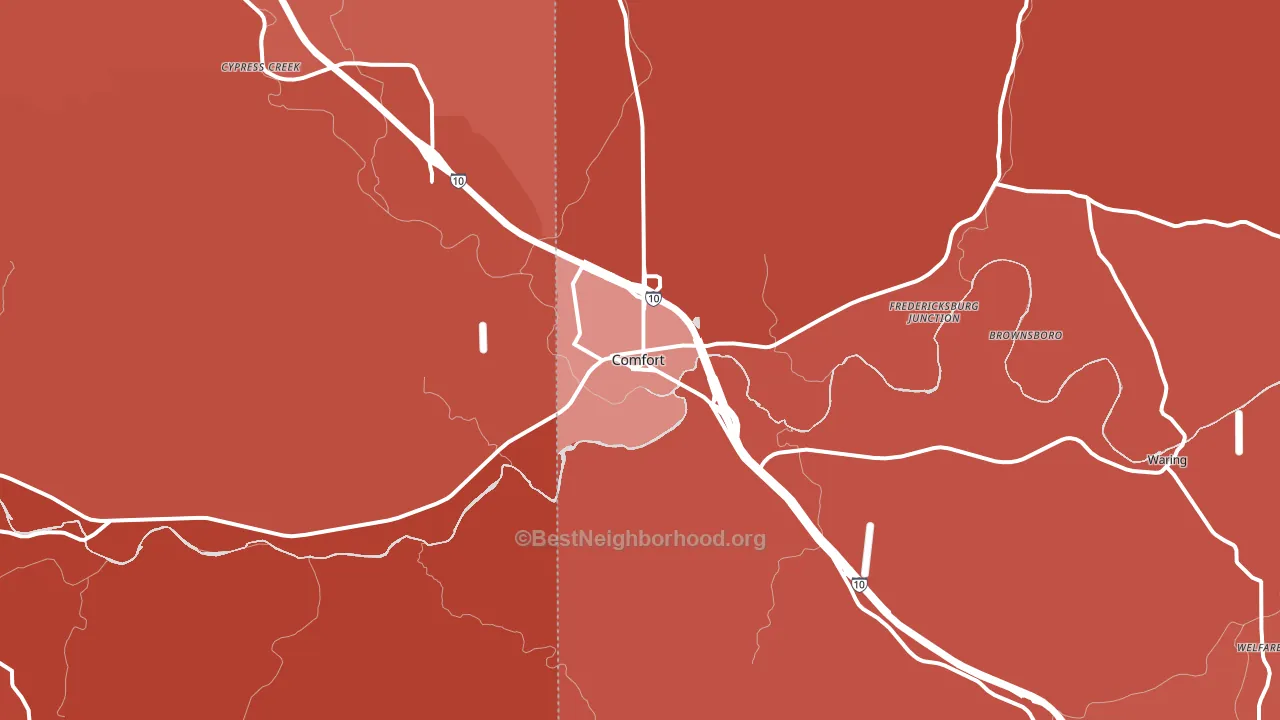 78013, TX block-group political-lean map