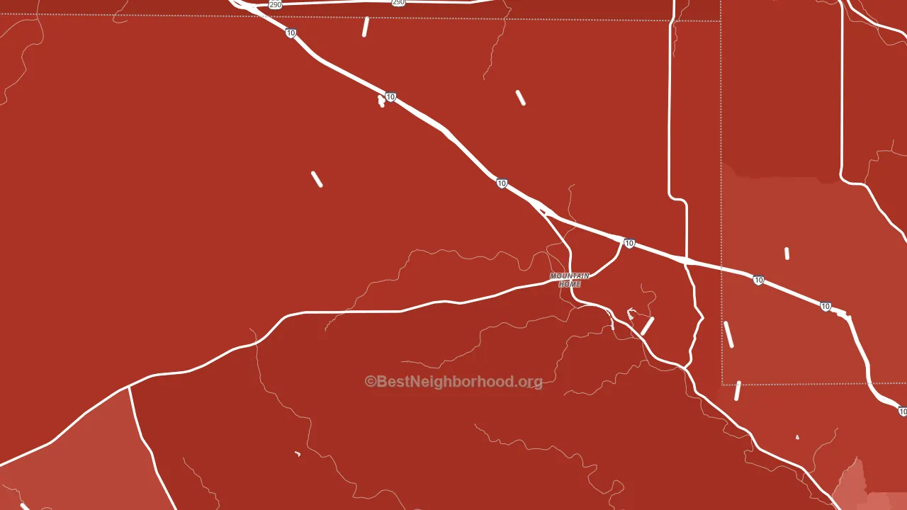 78058, TX block-group political-lean map