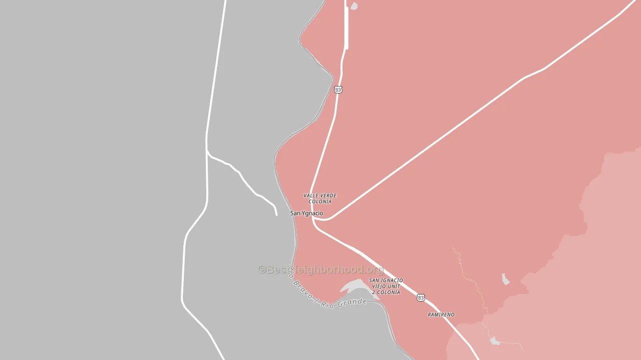 78067, TX block-group political-lean map