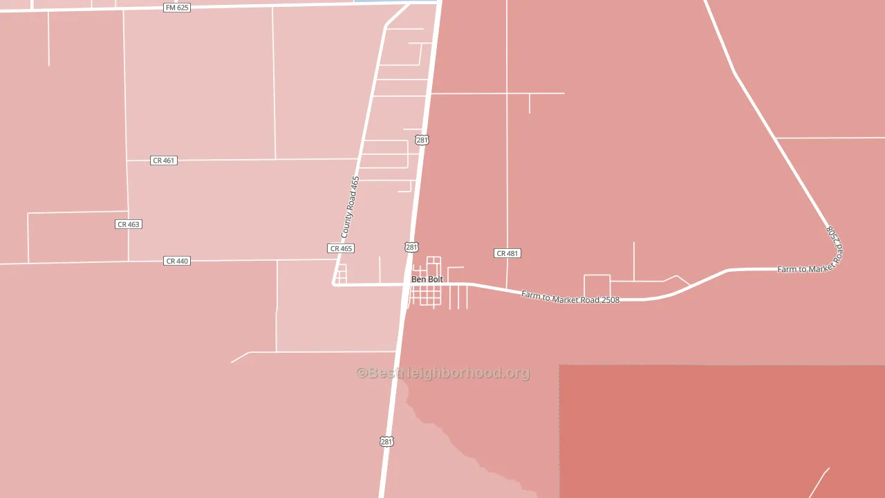 78342, TX block-group political-lean map