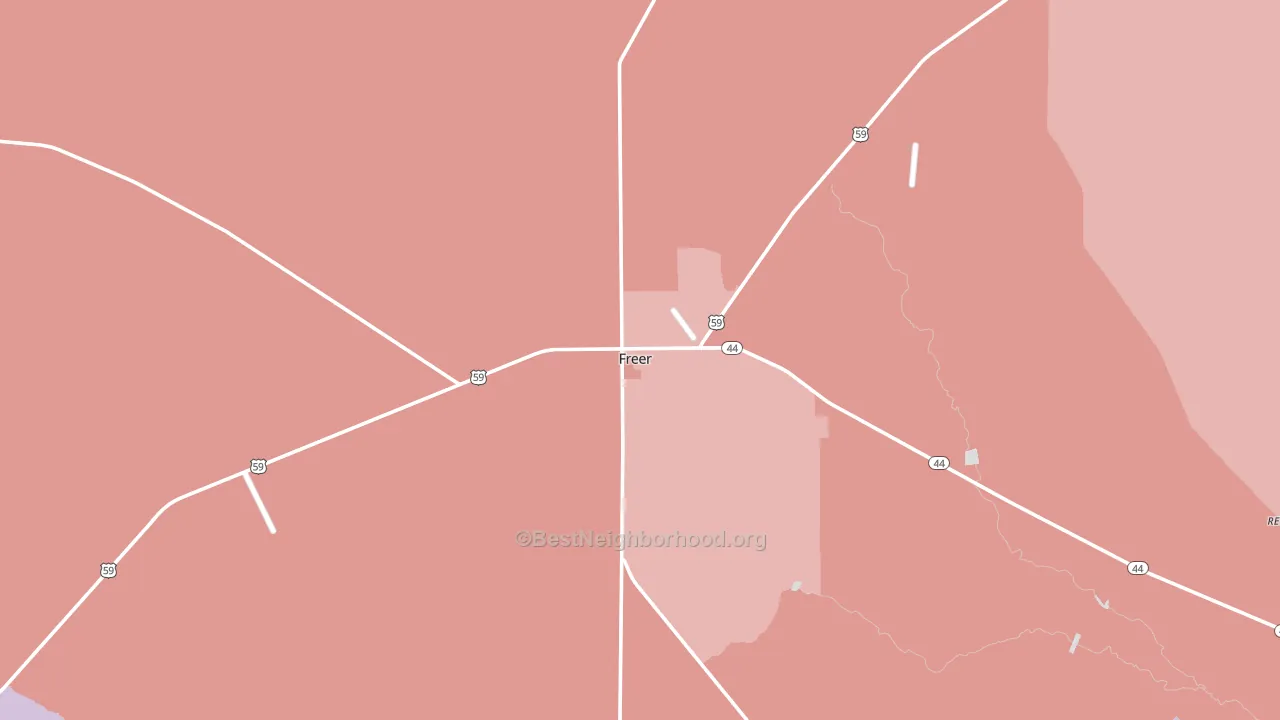78357, TX block-group political-lean map