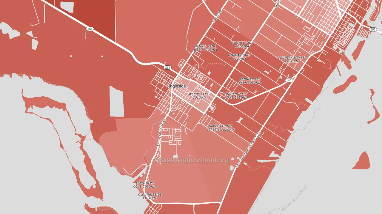 78362, TX block-group political-lean map