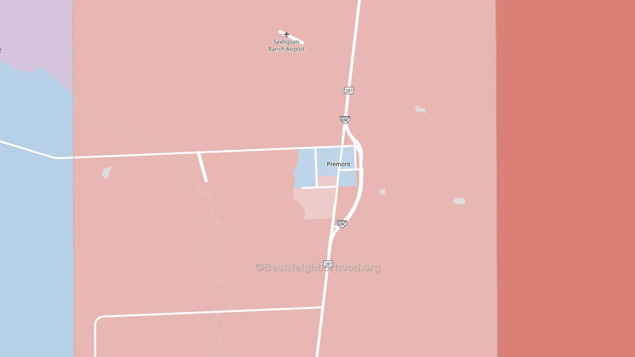 78375, TX block-group political-lean map
