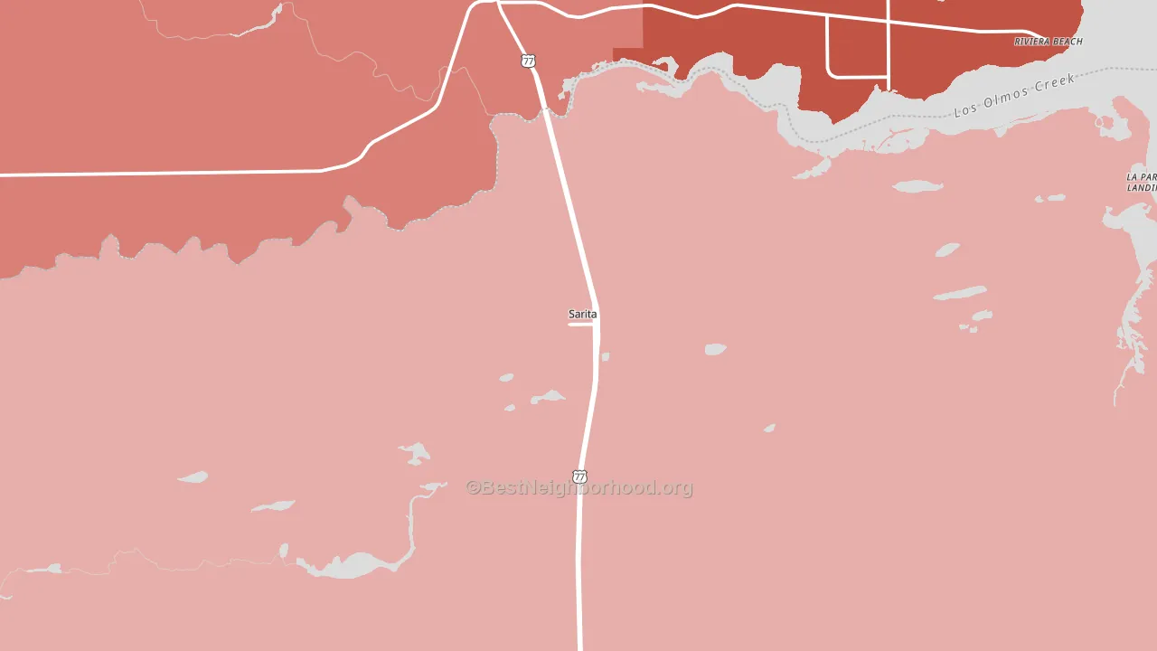 78385, TX block-group political-lean map